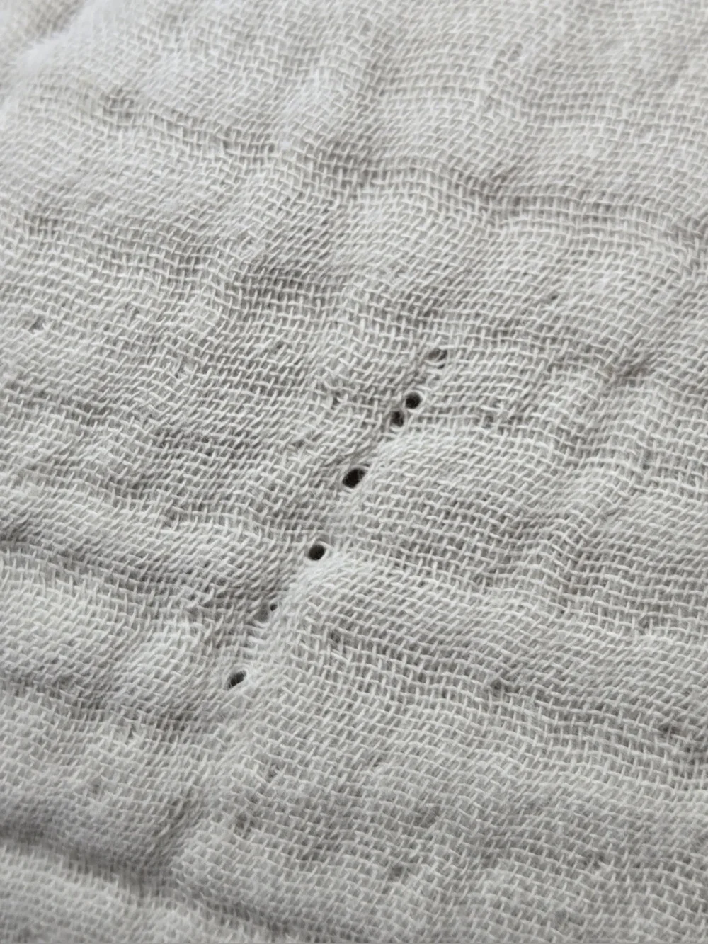 QUINCE Organic Cotton Gauze Dream Quilt King/Cal King Fog Grey 0906